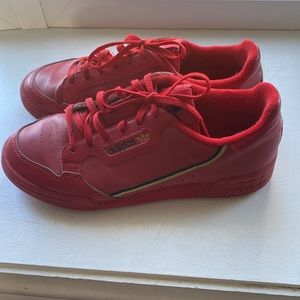 Adidas Continental 80 in Scarlet, Mens 6/Womens 7.5